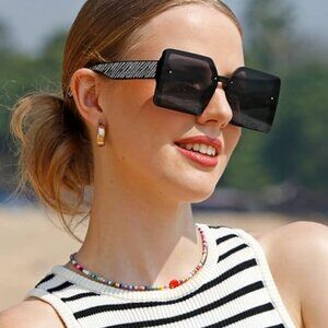 Vintage big frame sun glasses